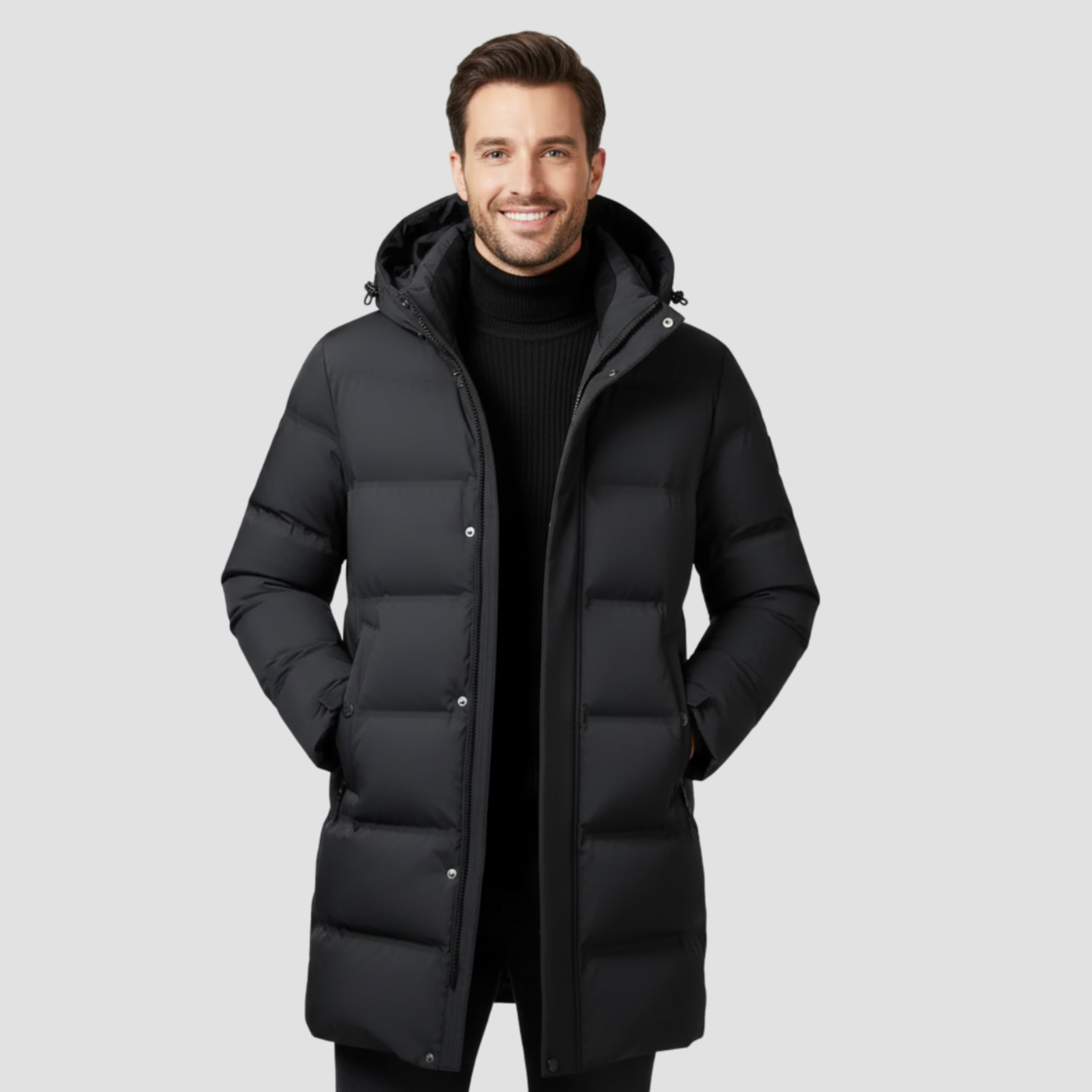 EZEKIAH | MEN'S PUFFER COAT – WINTER PROTECTION AND STRUCTURED DESIGN