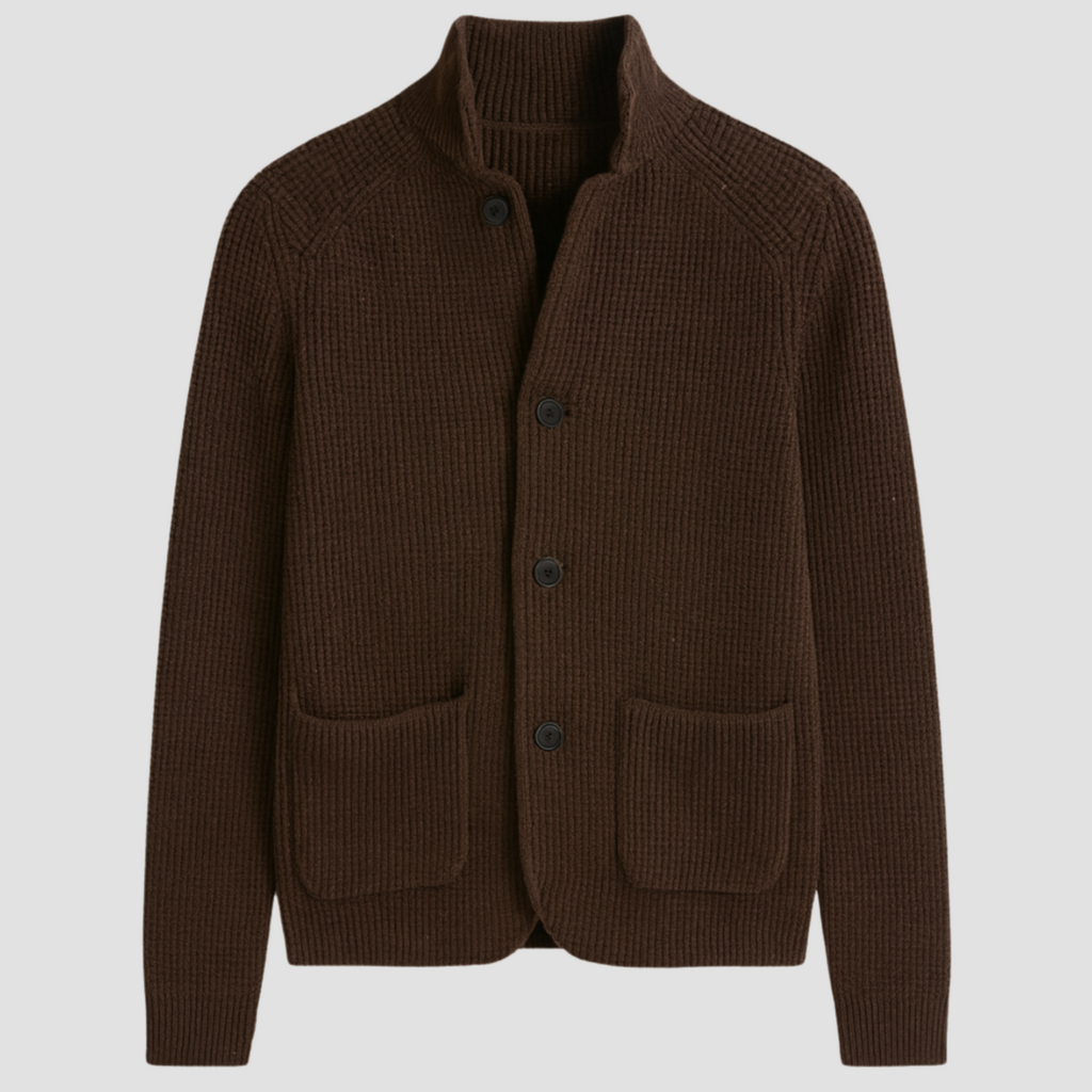 RAMIRO | MEN’S KNITTED CARDIGAN – PREMIUM THICK KNIT COMFORT