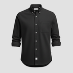 Men’s Brushed Cotton Shirt | Timeless Comfort, Button-Down Style