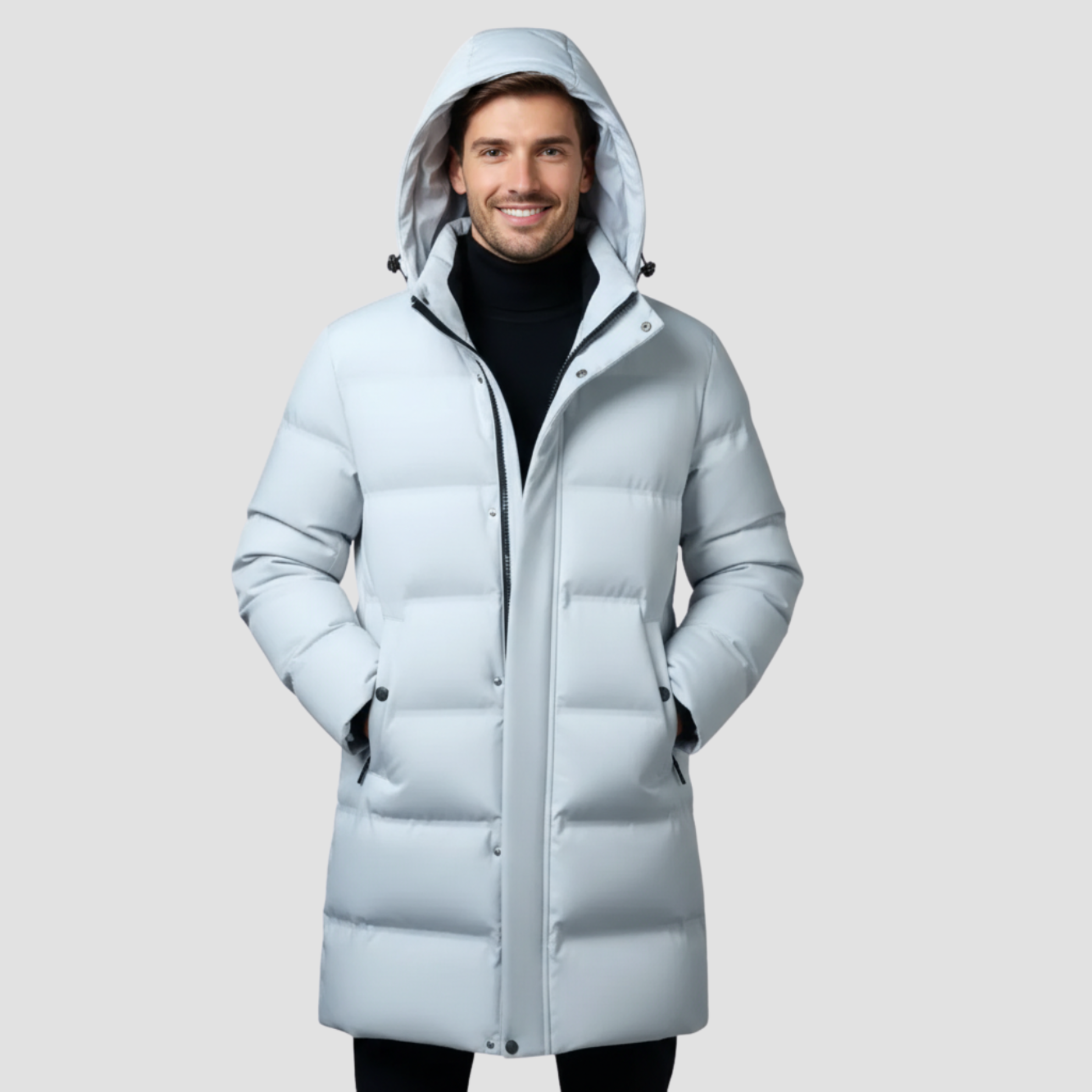 EZEKIAH | MEN'S PUFFER COAT – WINTER PROTECTION AND STRUCTURED DESIGN