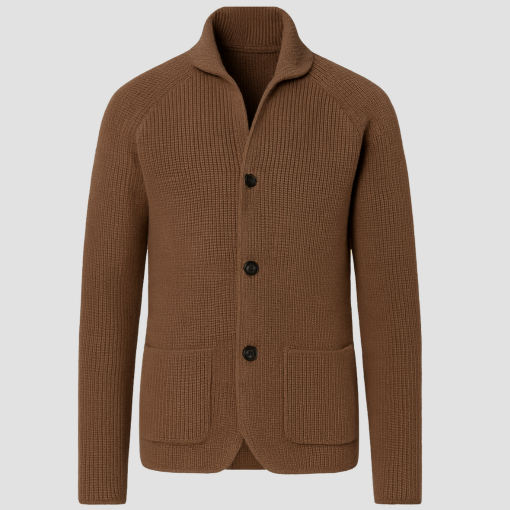 RAMIRO | MEN’S KNITTED CARDIGAN – PREMIUM THICK KNIT COMFORT