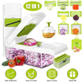 12-in-1 Vegetable Chopper Pro — Slicer, Dicer, Grater & Peeler Set 0