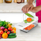 12-in-1 Vegetable Chopper Pro — Slicer, Dicer, Grater & Peeler Set 6