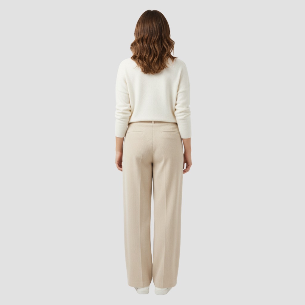 Women’s High-Waisted Corduroy Pants | Wide-Leg Sophisticated Style Everyday