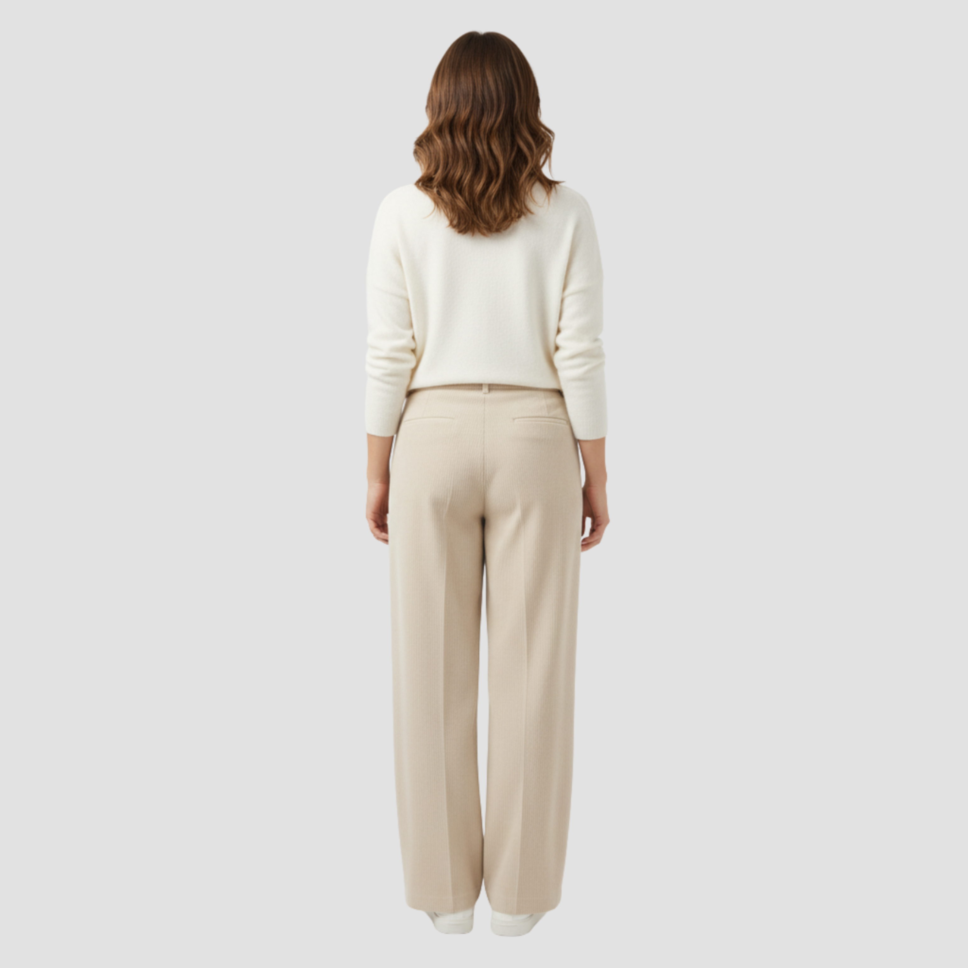 Women’s High-Waisted Corduroy Pants | Wide-Leg Sophisticated Style Everyday