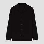 Men’s Open Collar Shirt | Modern Relaxed Fit, Fluid Drape Casual Style