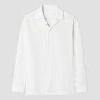 Men’s Open Collar Shirt | Modern Relaxed Fit, Fluid Drape Casual Style