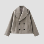 ALBA | WOMEN’S WOOL COAT – WIDE LAPEL CLASSIC ELEGANCE