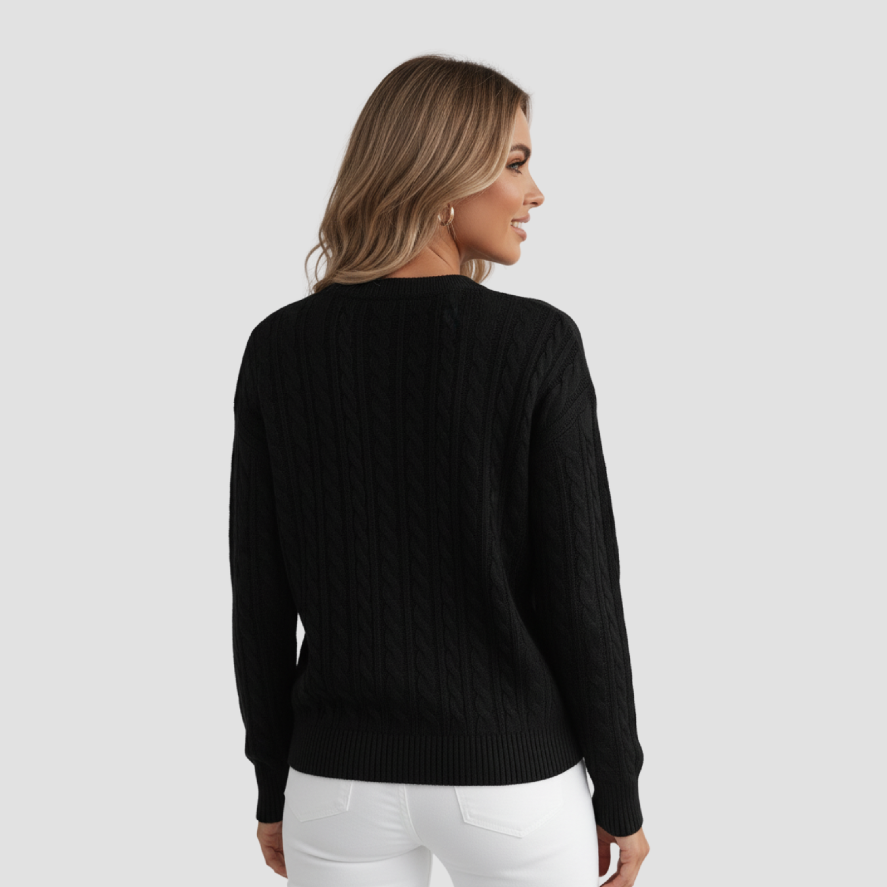 Cable Knit Sweater | Cozy Sophisticated Style, Regular Fit Winter Knit
