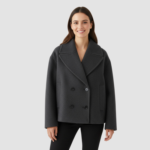 ALBA | WOMEN'S COAT | WIDE LAPELS AND CLASSIC ELEGANCE