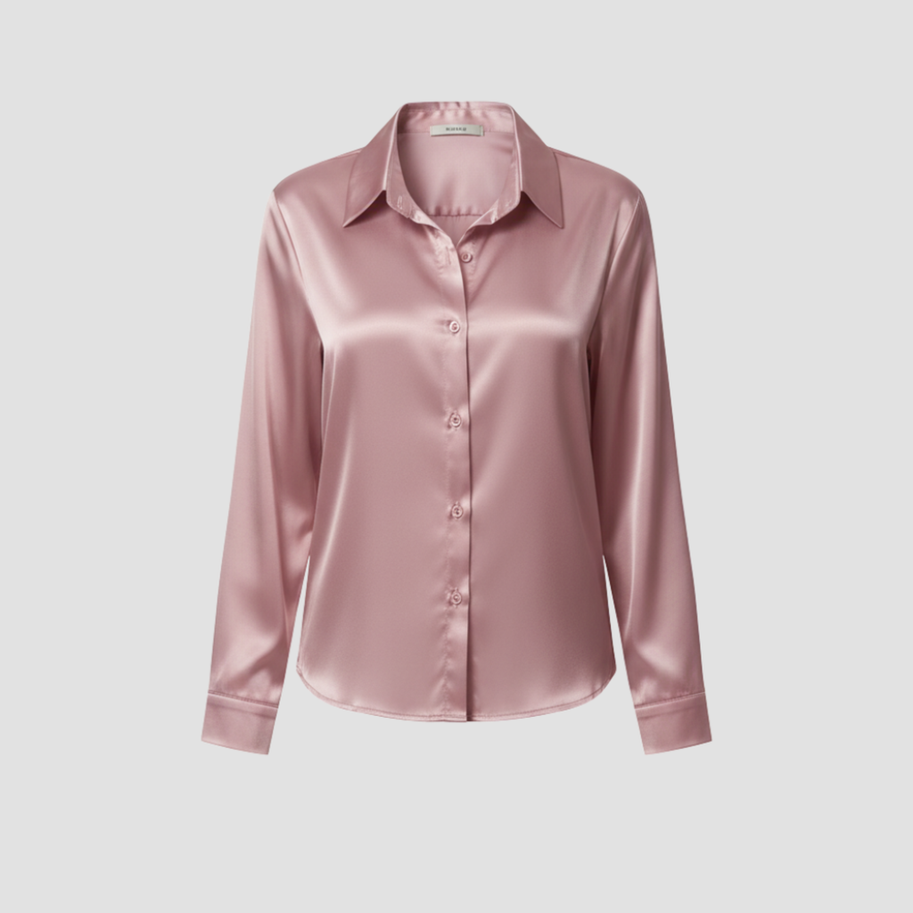 SOLENNE | WOMEN’S SATIN BLOUSE – TIMELESS ELEGANT STYLE
