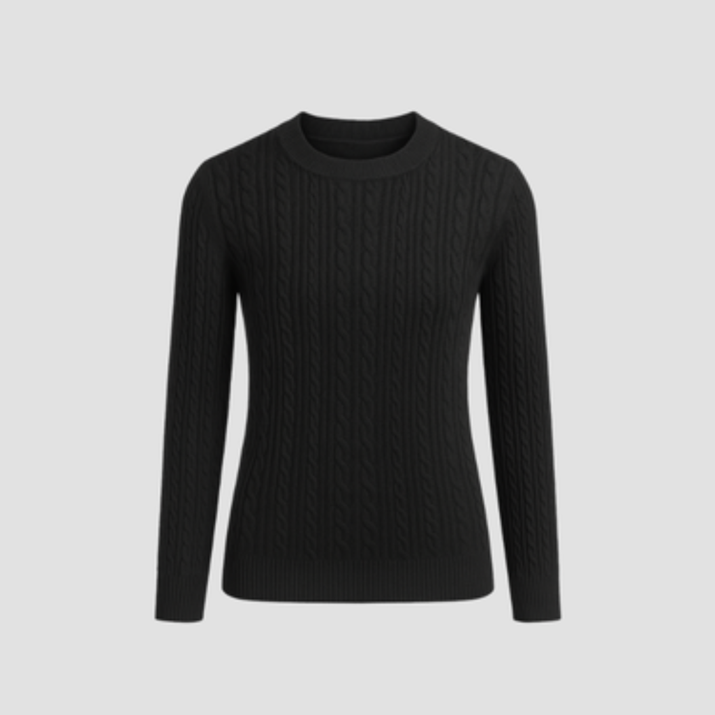 Cable Knit Sweater | Cozy Sophisticated Style, Regular Fit Winter Knit