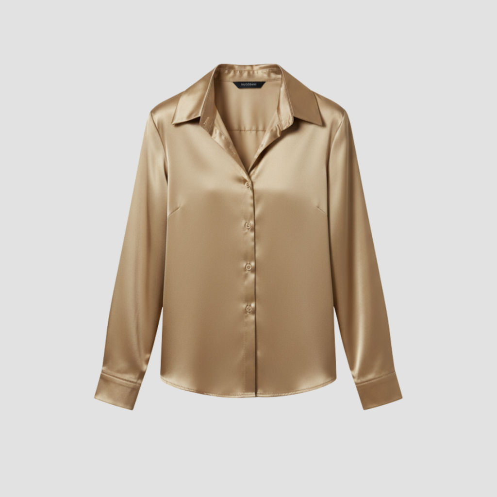 SOLENNE | WOMEN’S SATIN BLOUSE – TIMELESS ELEGANT STYLE