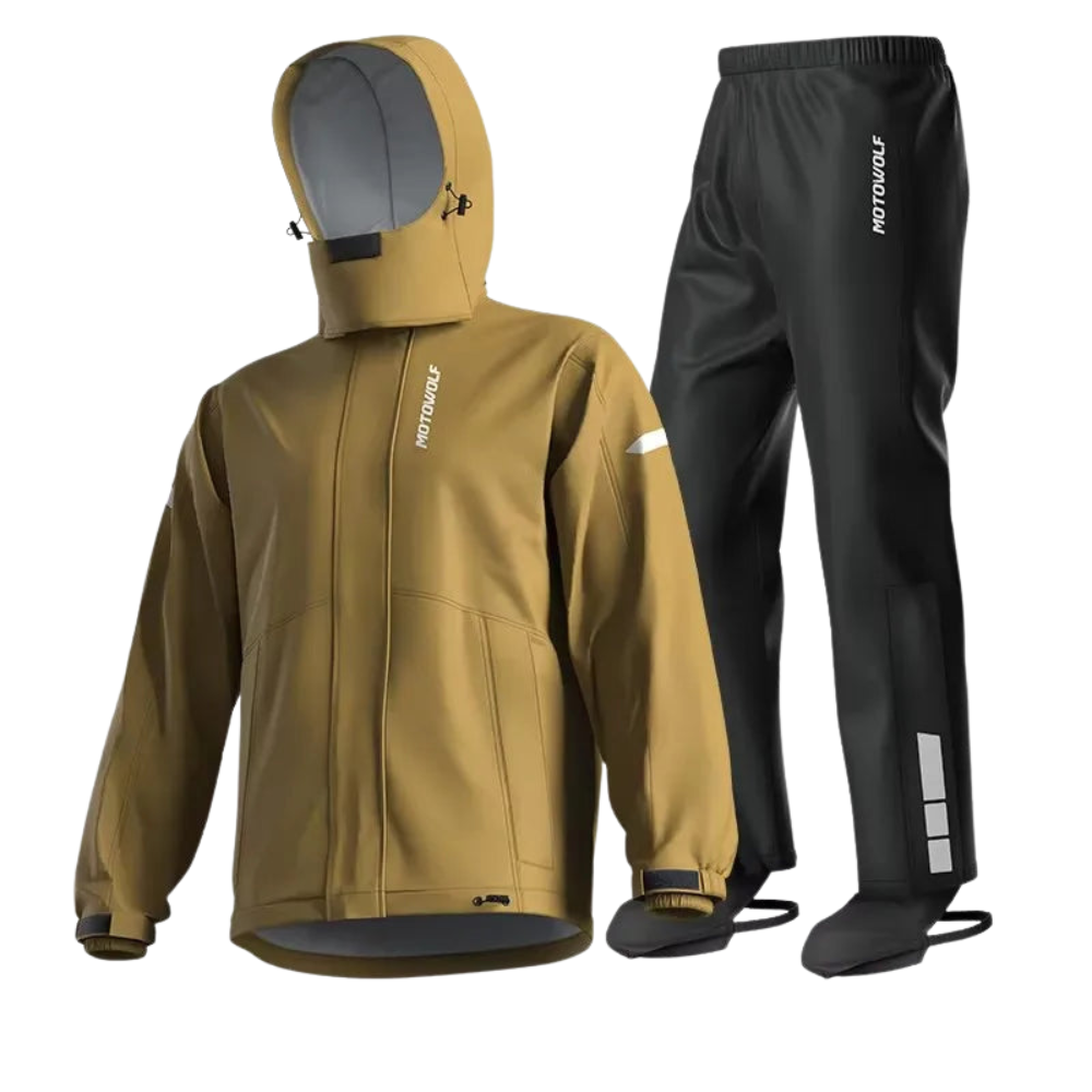 Motorcycle Rain Suit – Waterproof Unisex Set with Breathable Lining