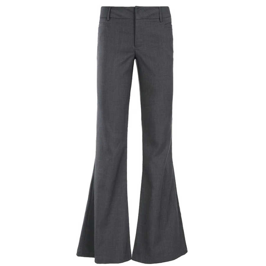 Women’s High-Waist Flared Trousers | Tailored Fit, Wide Leg & Elegant Everyday Style