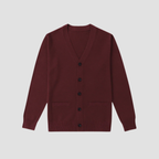 Button-Front V-Neck Knit Cardigan | Versatile Everyday Men's Style Knitwear