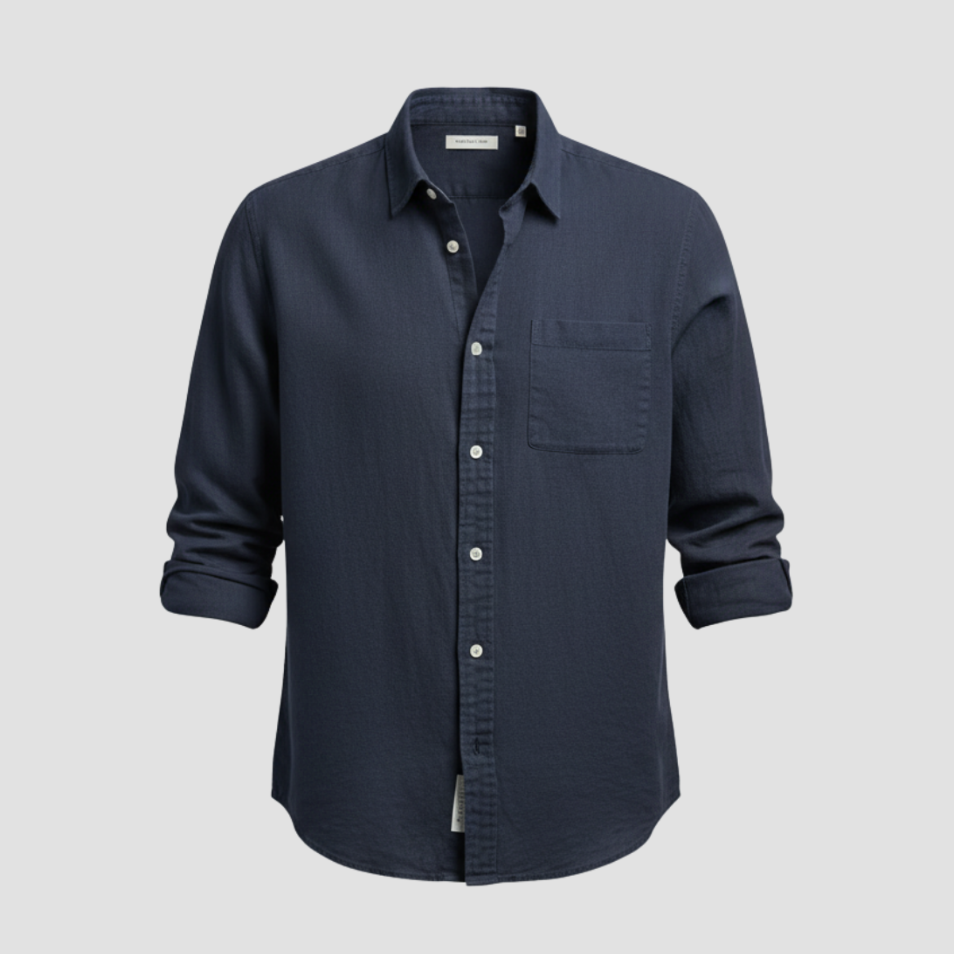 Men’s Brushed Cotton Shirt | Timeless Comfort, Button-Down Style