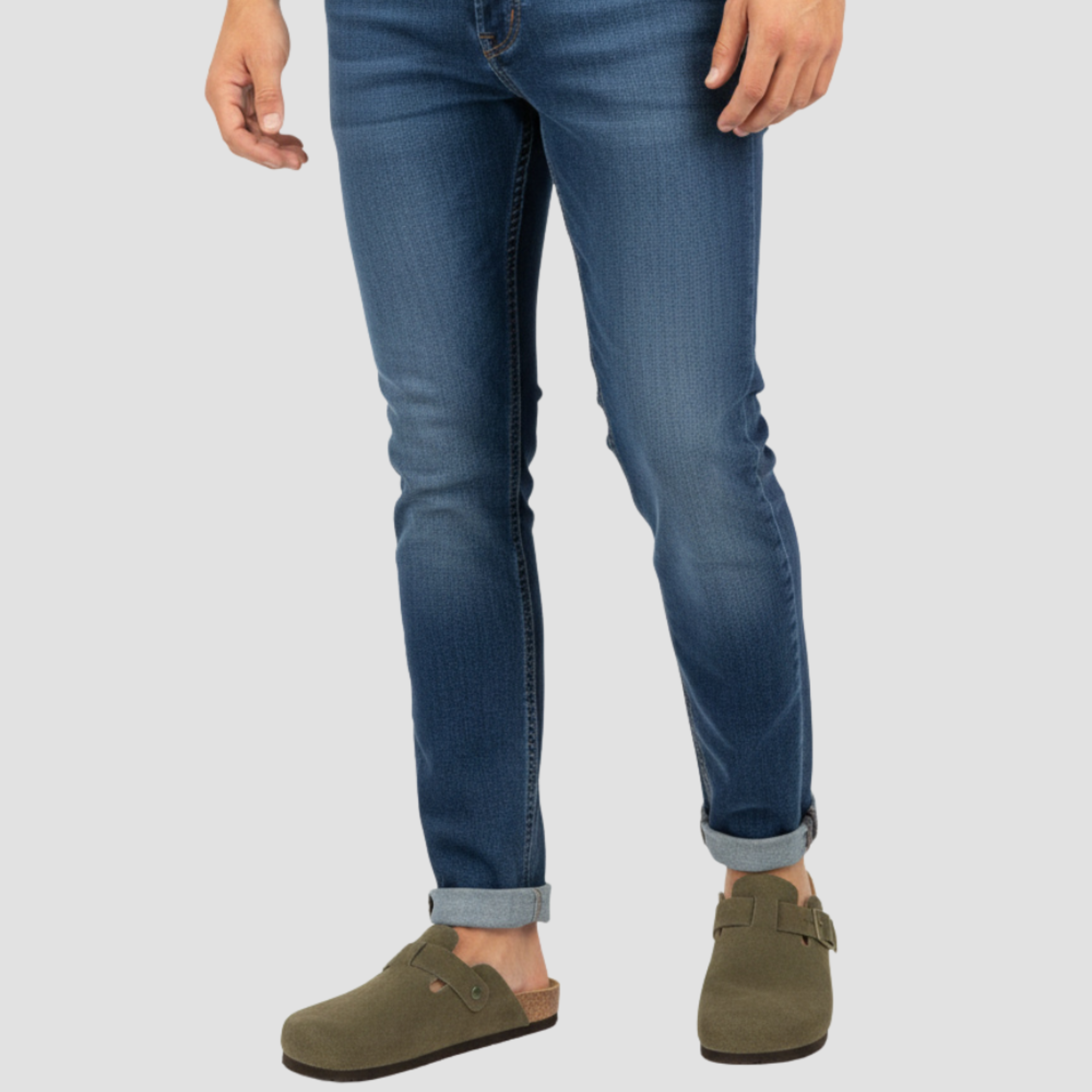 Men’s Mule Clogs | Suede-Look Finish, Adjustable Buckle & Easy Slip-On Comfort
