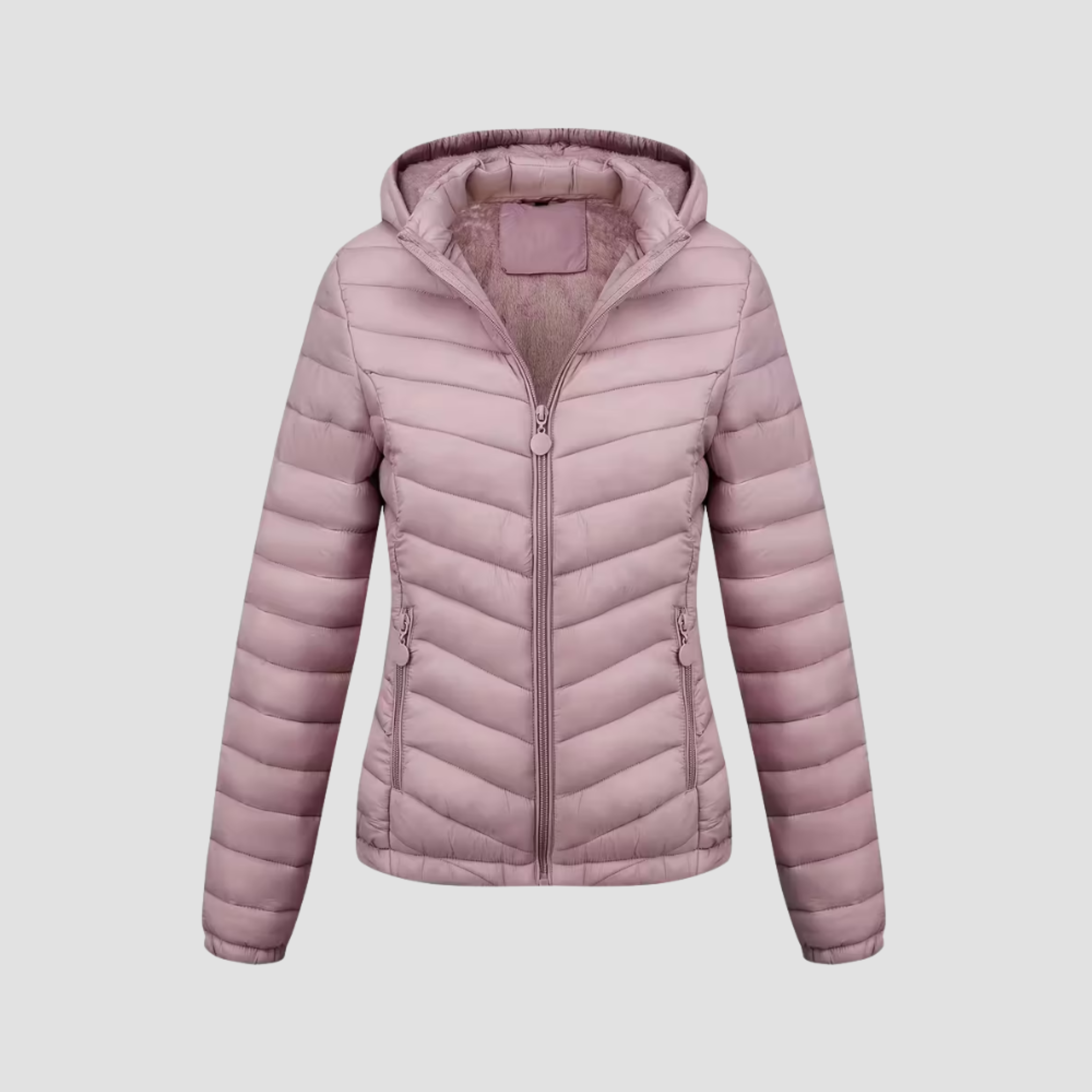 Women’s Lightweight Winter Jacket | Warm Modern Fit, Hooded Quilted Coat