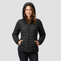 Women’s Lightweight Winter Jacket | Warm Modern Fit, Hooded Quilted Coat