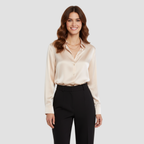 SOLENNE | WOMEN’S SATIN BLOUSE – TIMELESS ELEGANT STYLE