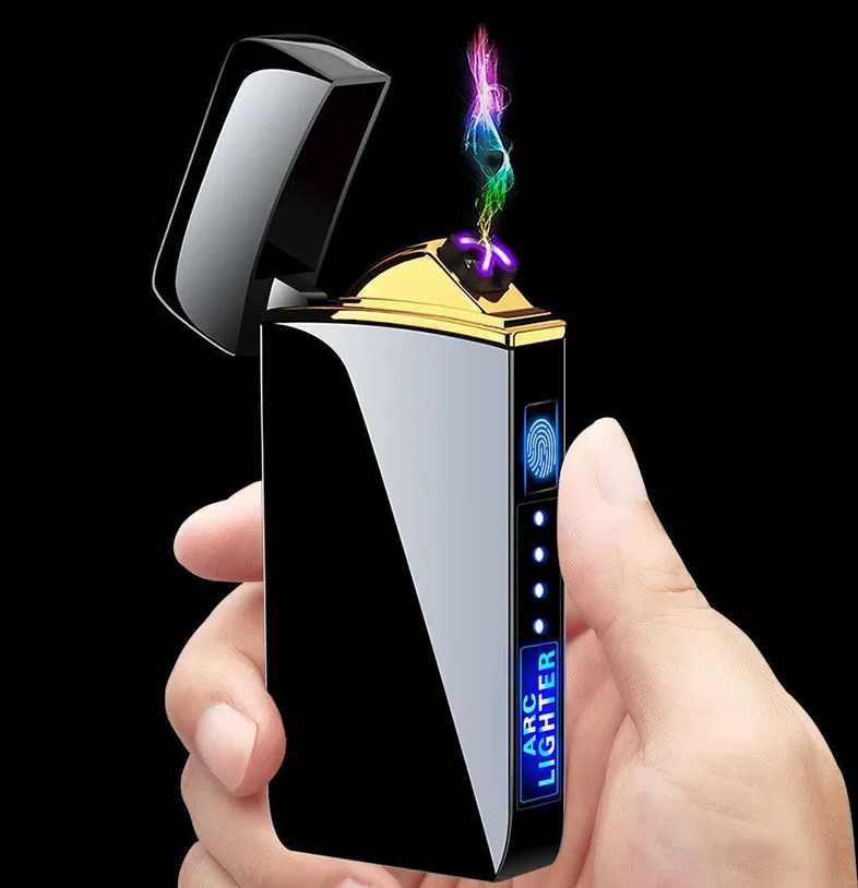 Electric Arc Lighter – USB Rechargeable Windproof Design with Touch Sensor