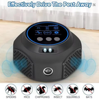 Pest Repeller Ultrasonic – 360° Indoor Unit with LED Strobe Modes