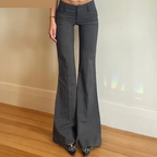 Women’s High-Waist Flared Trousers | Tailored Fit, Wide Leg & Elegant Everyday Style