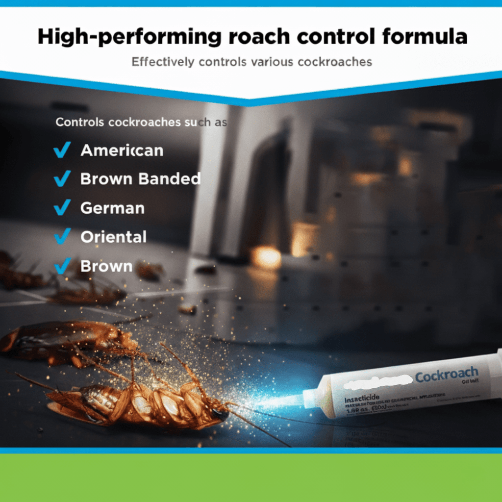Cockroach Gel Bait – Targeted Application, Fast Action & Long-Lasting Control