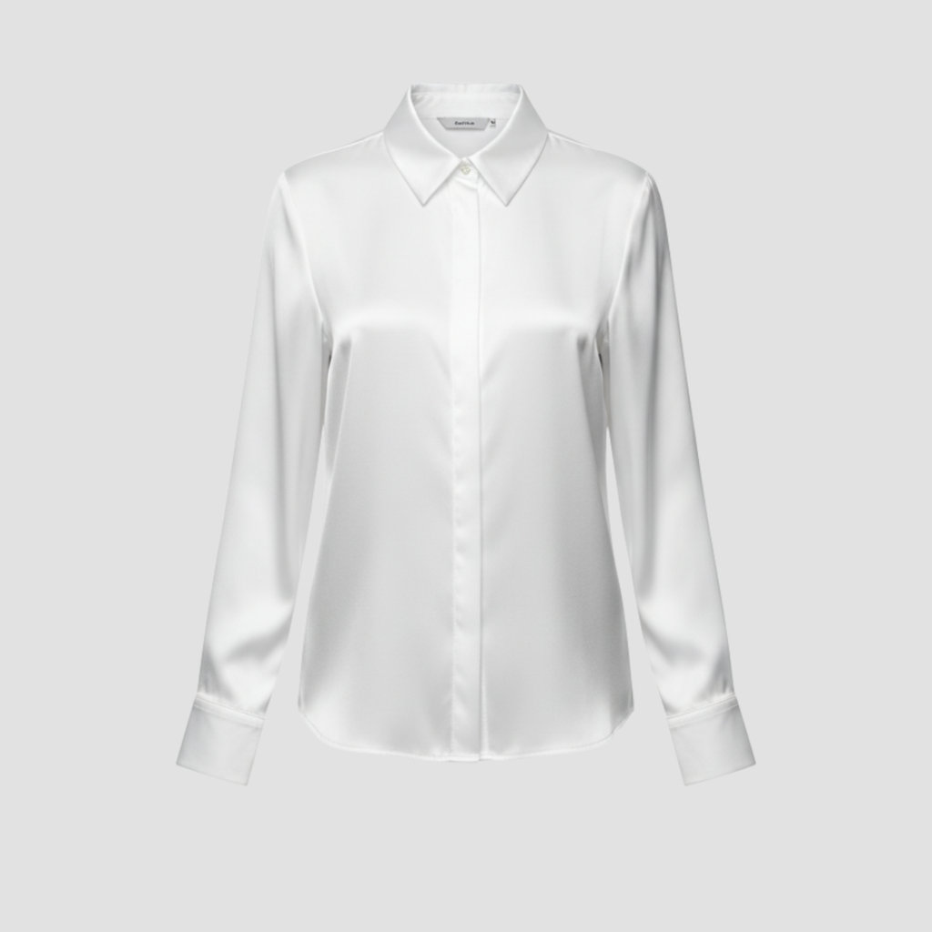 SOLENNE | WOMEN’S SATIN BLOUSE – TIMELESS ELEGANT STYLE