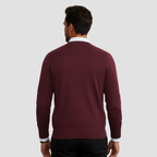 Button-Front V-Neck Knit Cardigan | Versatile Everyday Men's Style Knitwear