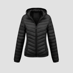 Women’s Lightweight Winter Jacket | Warm Modern Fit, Hooded Quilted Coat