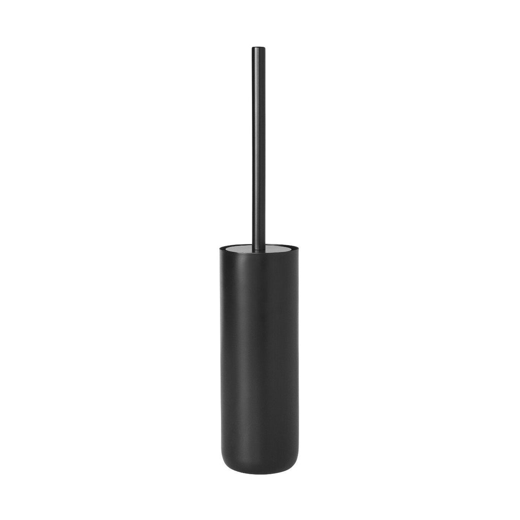 Toilet Brush Metal – Titanium-Coated Finish with Non-Slip Base