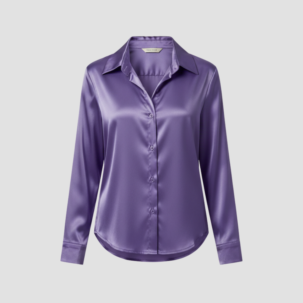 SOLENNE | WOMEN’S SATIN BLOUSE – TIMELESS ELEGANT STYLE