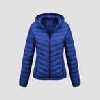 Women’s Lightweight Winter Jacket | Warm Modern Fit, Hooded Quilted Coat