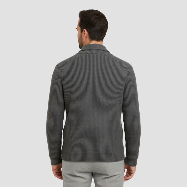 Thick Knit Cardigan | Premium Comfort, Structured Fit Button-Front Layer