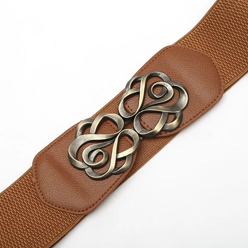 Traditionele Vintage Damesriem met Knopen in Retro Stijl voor Oktoberfest