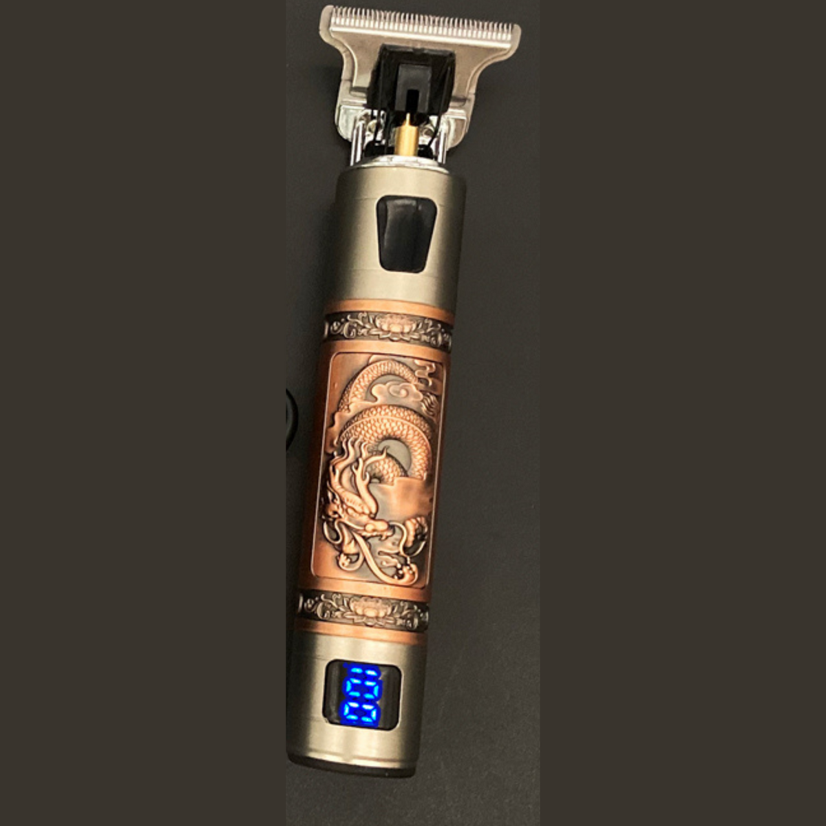 Vintage Beard Trimmer – Cordless Waterproof Grooming Tool with Precision Cutting Design