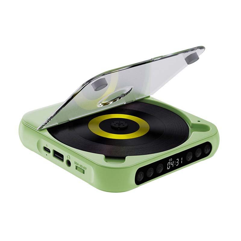 Portable CD Player – Bluetooth 5.3 with Rechargeable Battery