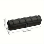5-Grid Hard Shell Watch Organizer - Portable Travel Case for Men's Watches 3