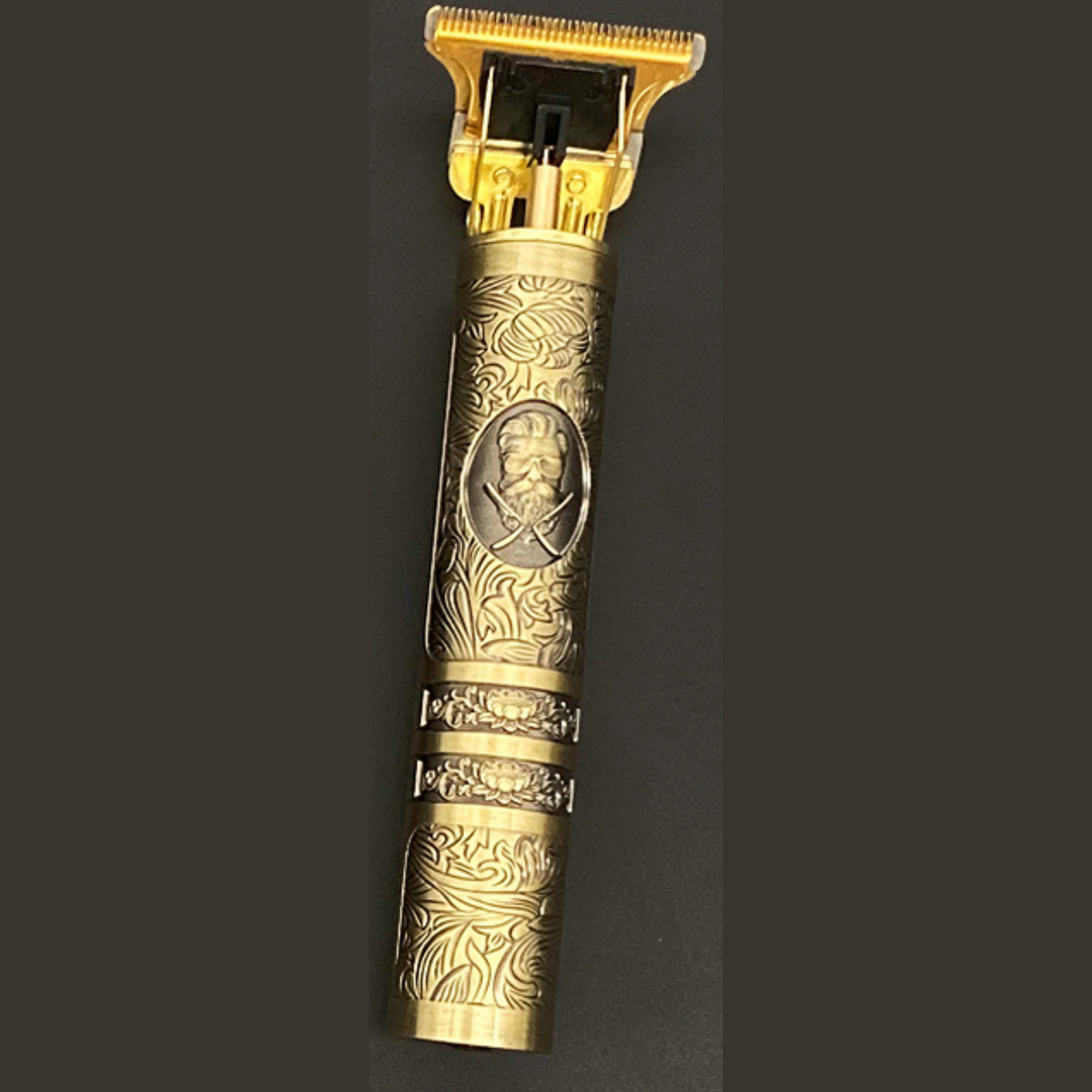 Vintage Beard Trimmer – Cordless Waterproof Grooming Tool with Precision Cutting Design