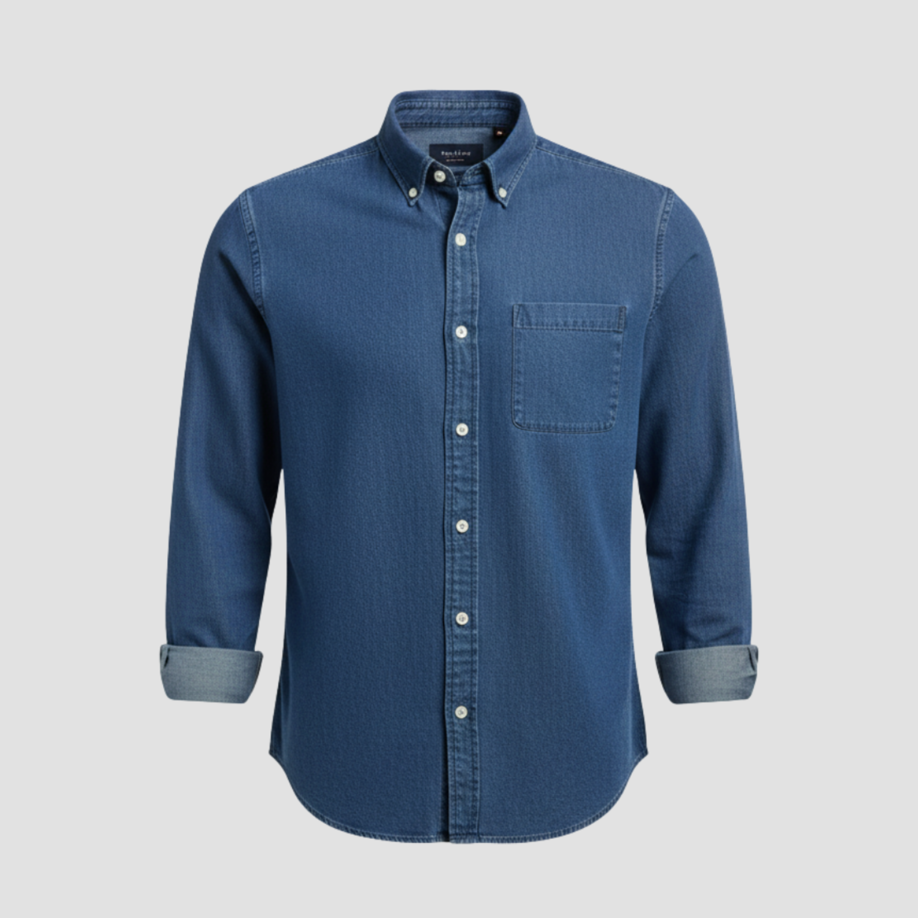 Men’s Brushed Cotton Shirt | Timeless Comfort, Button-Down Style