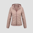Women’s Lightweight Winter Jacket | Warm Modern Fit, Hooded Quilted Coat