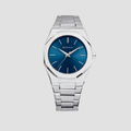Stainless Steel Watch | Minimalist Dial, Quartz Movement & Polished Bracelet Design