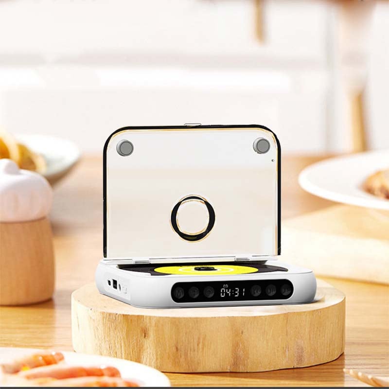 Portable CD Player – Bluetooth 5.3 with Rechargeable Battery
