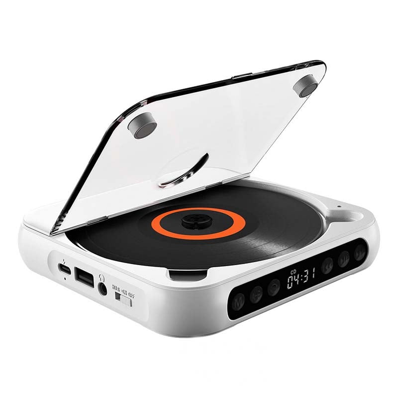 Portable CD Player – Bluetooth 5.3 with Rechargeable Battery