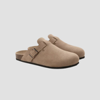 Men’s Mule Clogs | Suede-Look Finish, Adjustable Buckle & Easy Slip-On Comfort