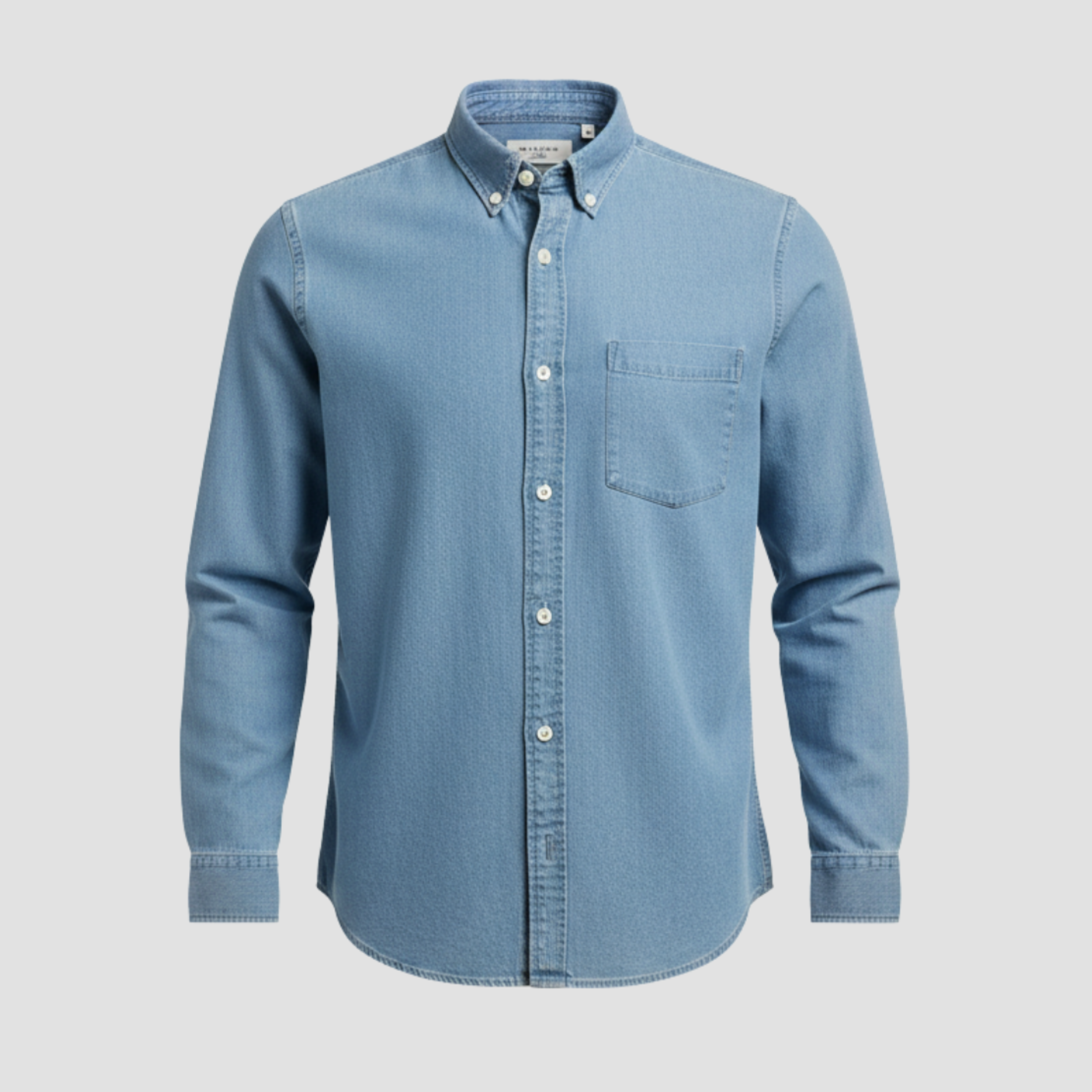 Men’s Brushed Cotton Shirt | Timeless Comfort, Button-Down Style