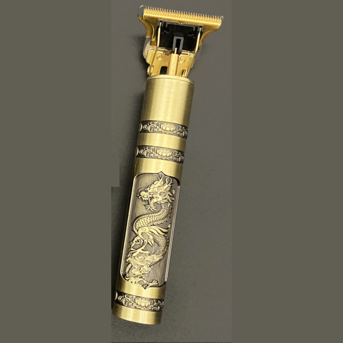 Vintage Beard Trimmer – Cordless Waterproof Grooming Tool with Precision Cutting Design