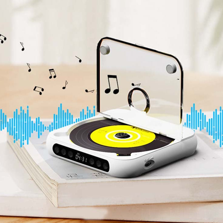 Portable CD Player – Bluetooth 5.3 with Rechargeable Battery